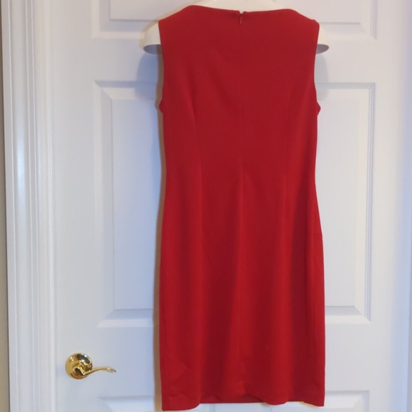 Style & Co. Petite Stretch Red Dress, Size 12P - Picture 4 of 6